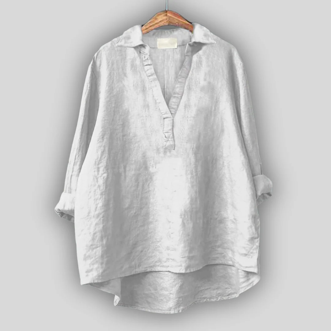 Anna - Linen Blouse - Image 7