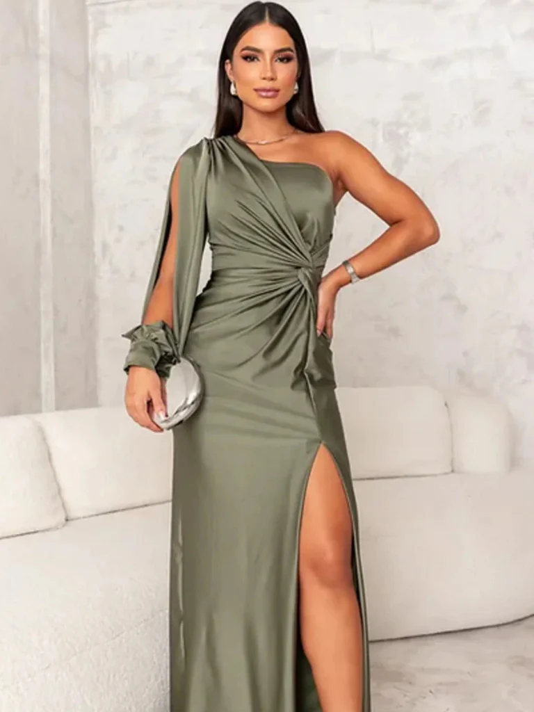 ANNA SATINNIGHT MAXIKLEID - Image 3