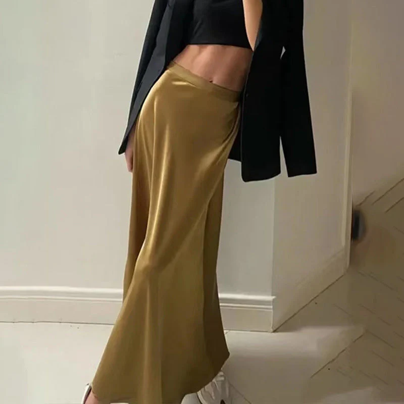 Anneliese- Damen eleganter Midirock Stoff mit schickem Schnitt - Image 3