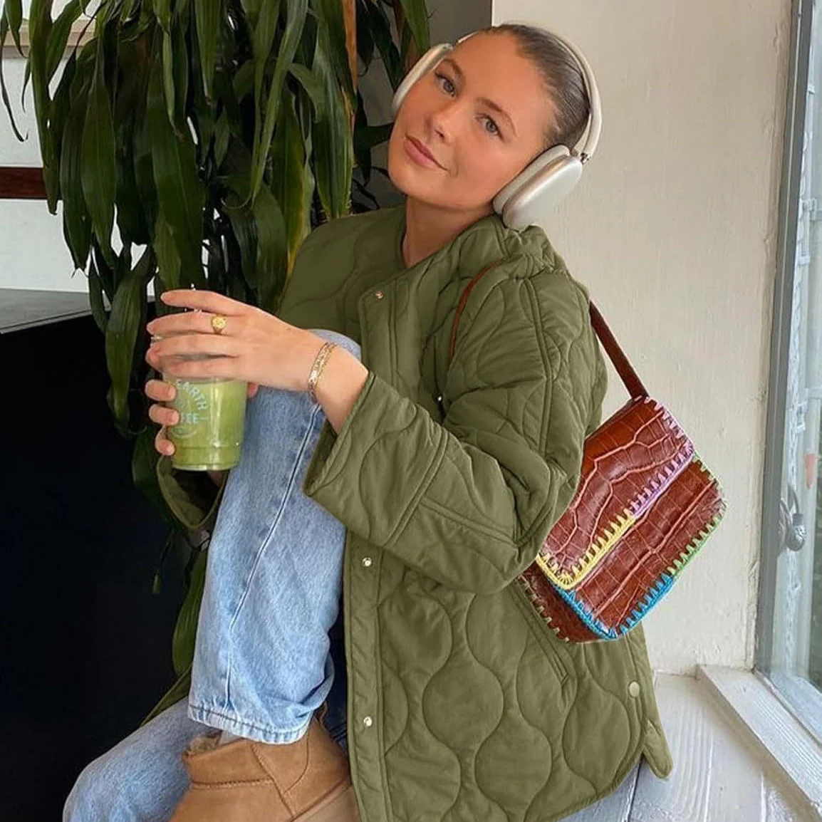 Anneliese | Gesteppe Übergangsjacke - Image 2