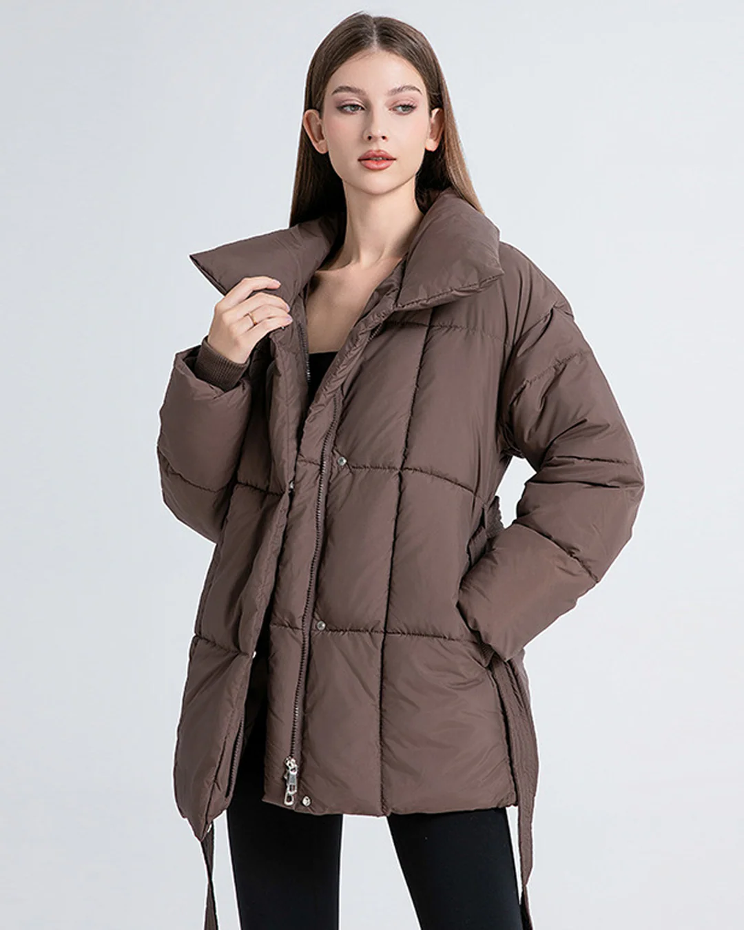 Anneliese | Steppjacke mit Gürtel - Image 11