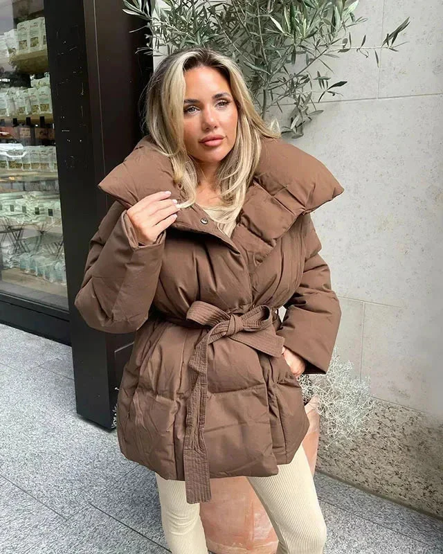 Anneliese | Steppjacke mit Gürtel - Image 12