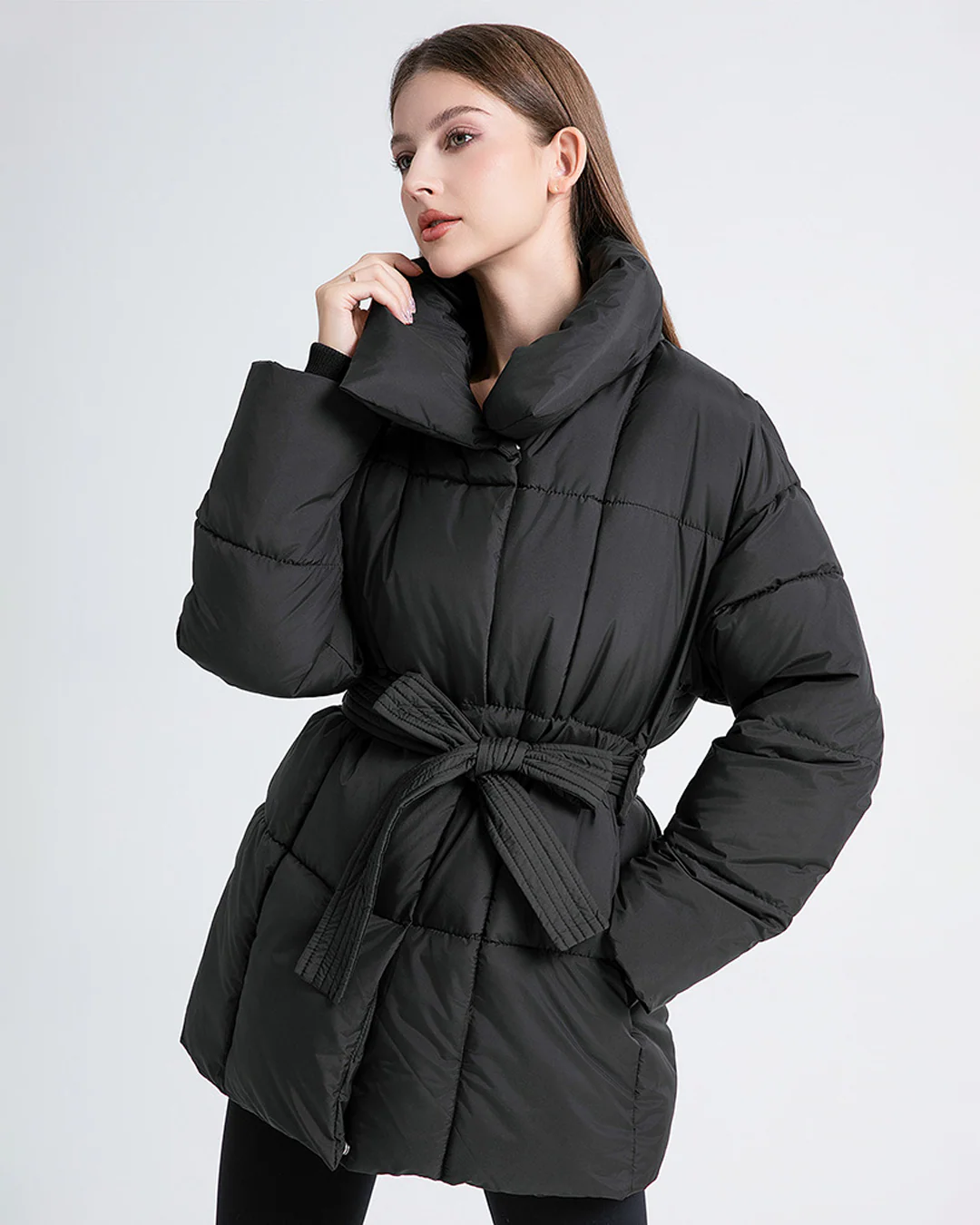 Anneliese | Steppjacke mit Gürtel - Image 15