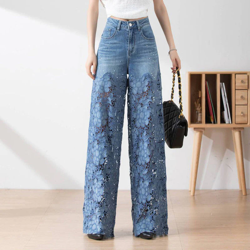 Annelore™ Schicke Spitzen-Jeans - Image 2