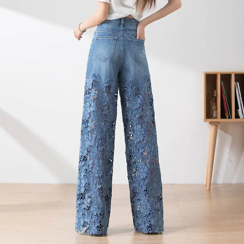 Annelore™ Schicke Spitzen-Jeans - Image 6