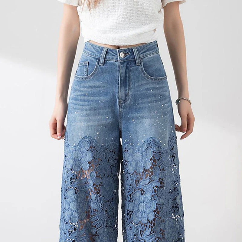 Annelore™ Schicke Spitzen-Jeans - Image 7