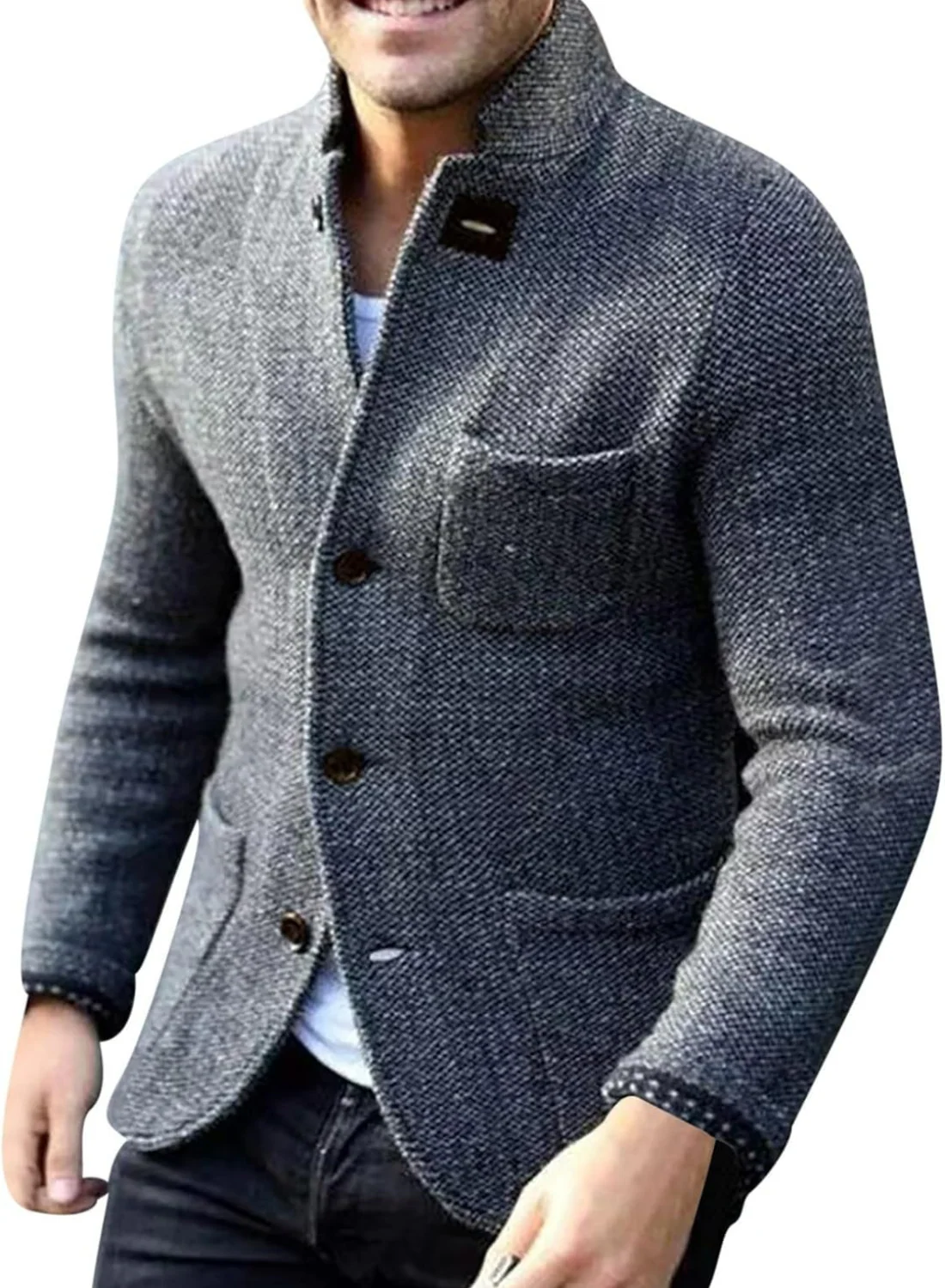 Anspruchsvolle Strickjacke für Herren | Warmer - Image 2