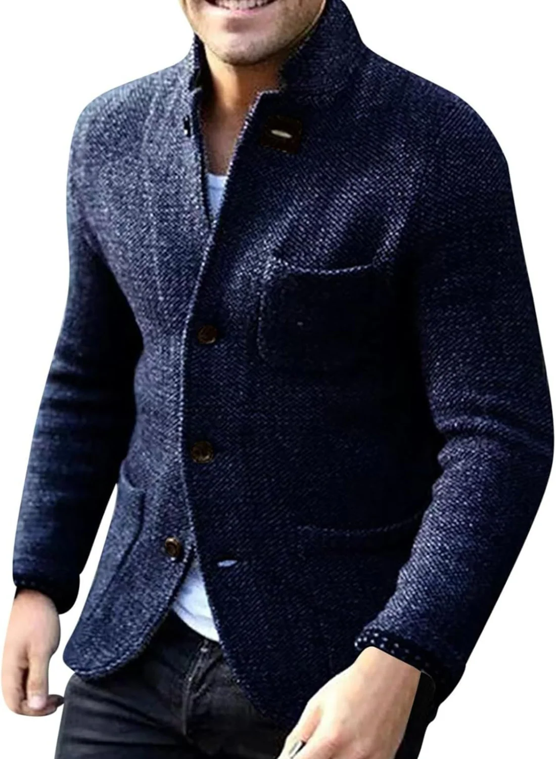 Anspruchsvolle Strickjacke für Herren | Warmer - Image 4