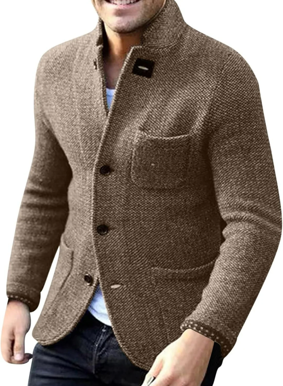 Anspruchsvolle Strickjacke für Herren | Warmer - Image 5