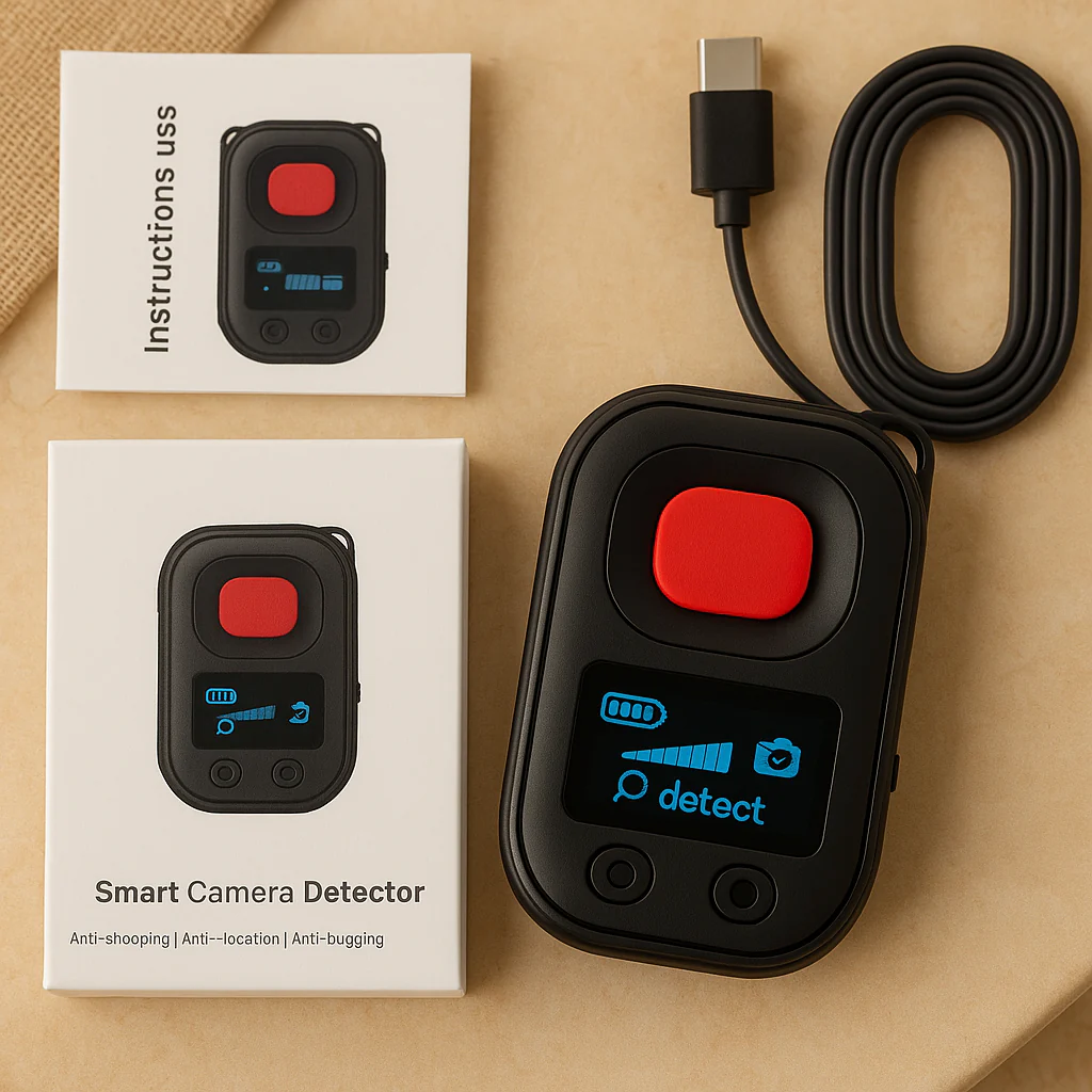 Anti-Spionage-Detektor mit EMF-, Infrarot- und magnetischer Erkennung – USB-aufladbar - Image 3
