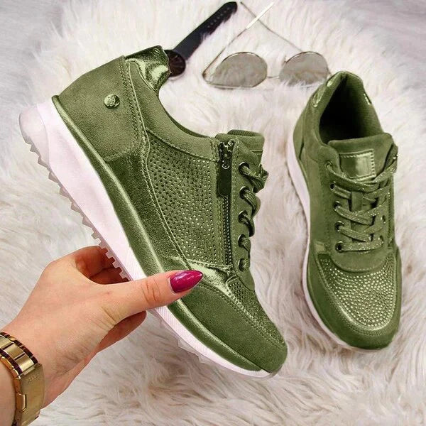 Anty | Glänzende Schnür-Sneaker - Image 2
