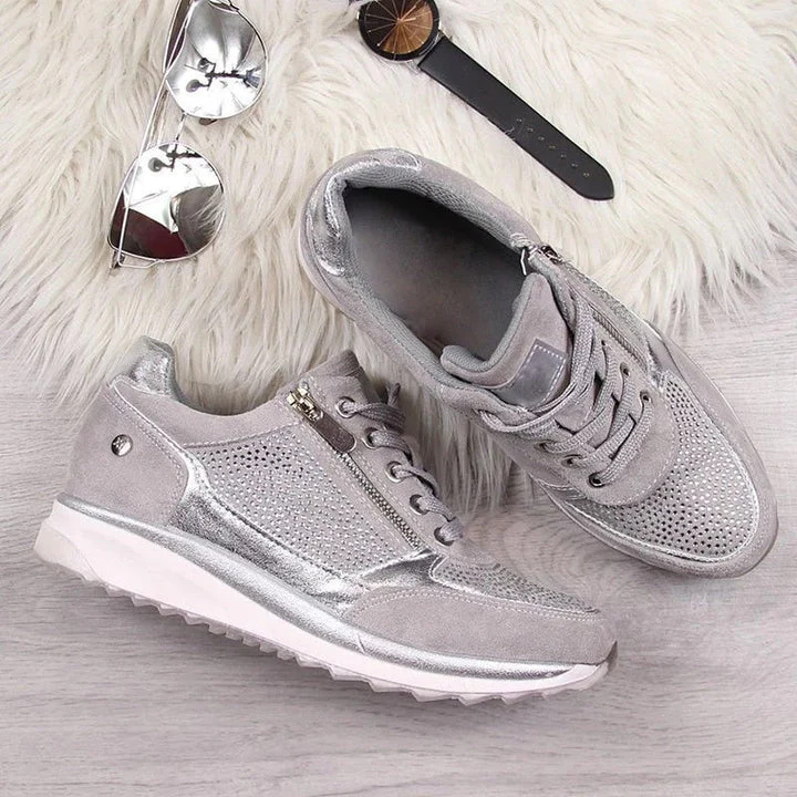 Anty | Glänzende Schnür-Sneaker - Image 3