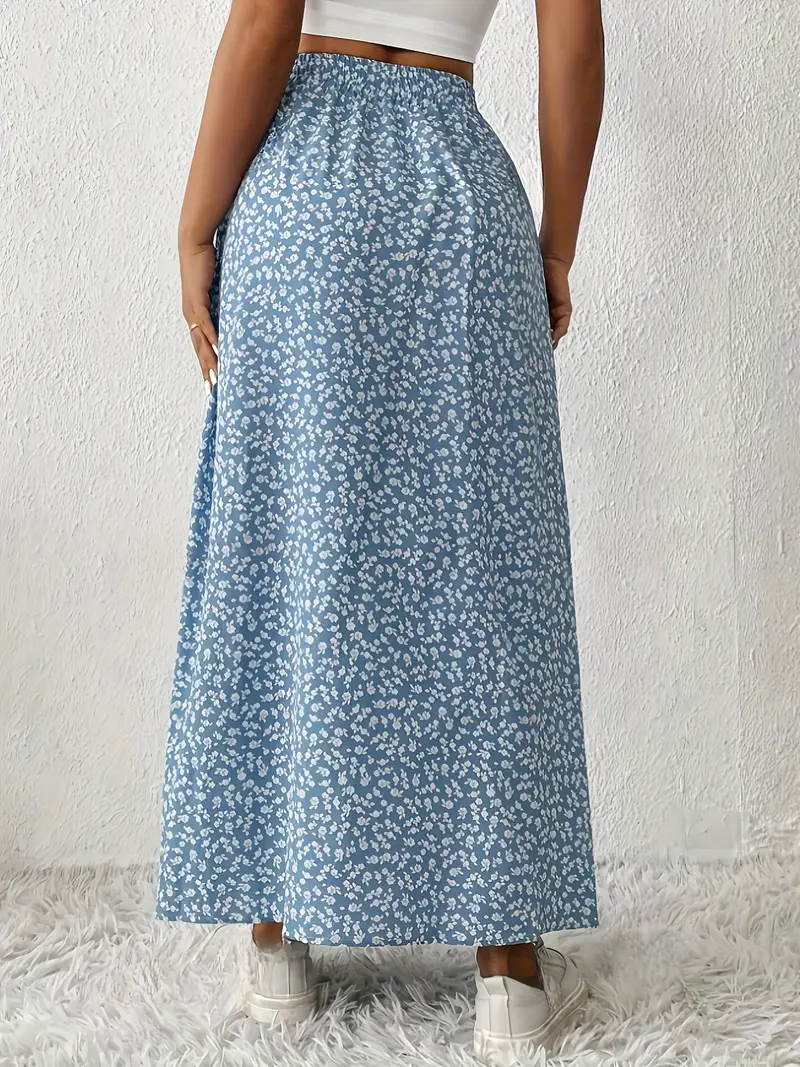 Aori – Elegante Maxiröcke mit hohem Bund und Blumenmuster - Image 3