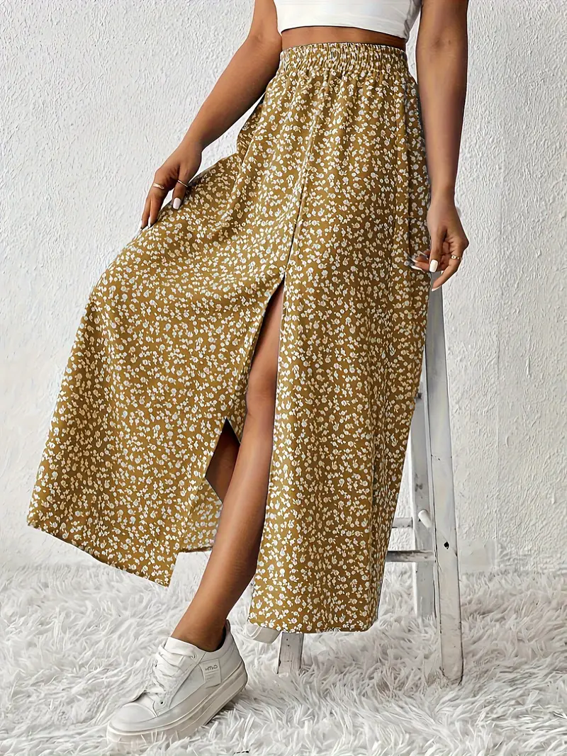 Aori – Elegante Maxiröcke mit hohem Bund und Blumenmuster - Image 6