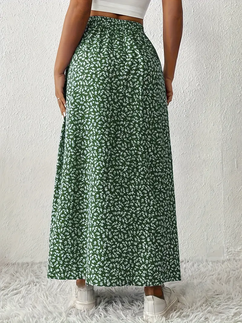 Aori – Elegante Maxiröcke mit hohem Bund und Blumenmuster - Image 9