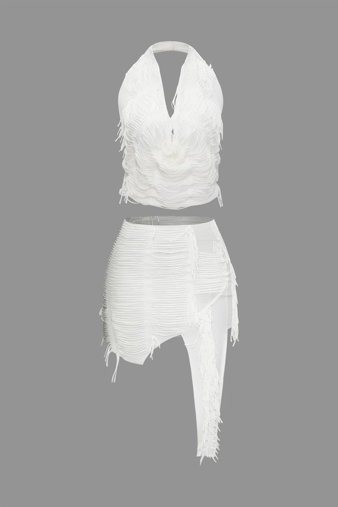 Aphrodite | Exklusives Cut-Out-Zweiteiler-Set mit Fransen-Details - Image 7