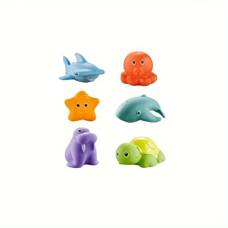 AquaPals | Schwimmendes Tier-Badespielzeug-Set für Babys und Kleinkinder zum Spielen im Wasser - Image 4
