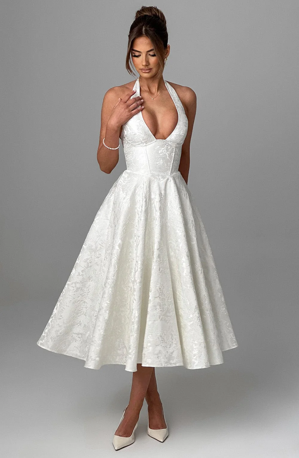 Ara | Midi Kleid mit Neckholder-Ausschnitt - Image 14