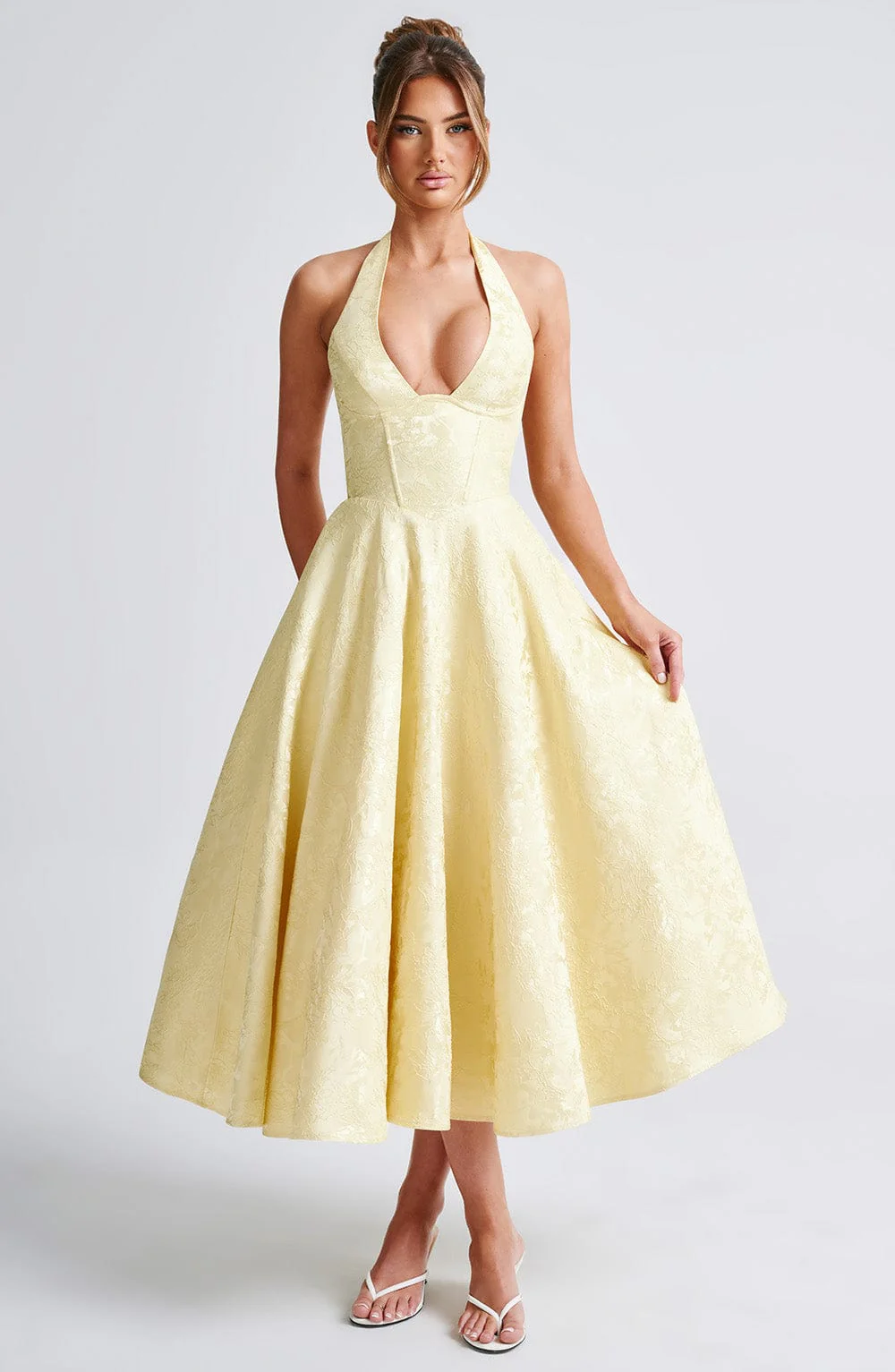 Ara | Midi Kleid mit Neckholder-Ausschnitt - Image 15