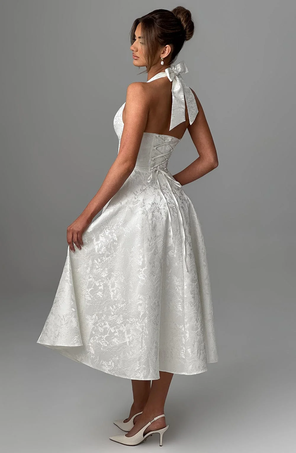 Ara | Midi Kleid mit Neckholder-Ausschnitt - Image 3