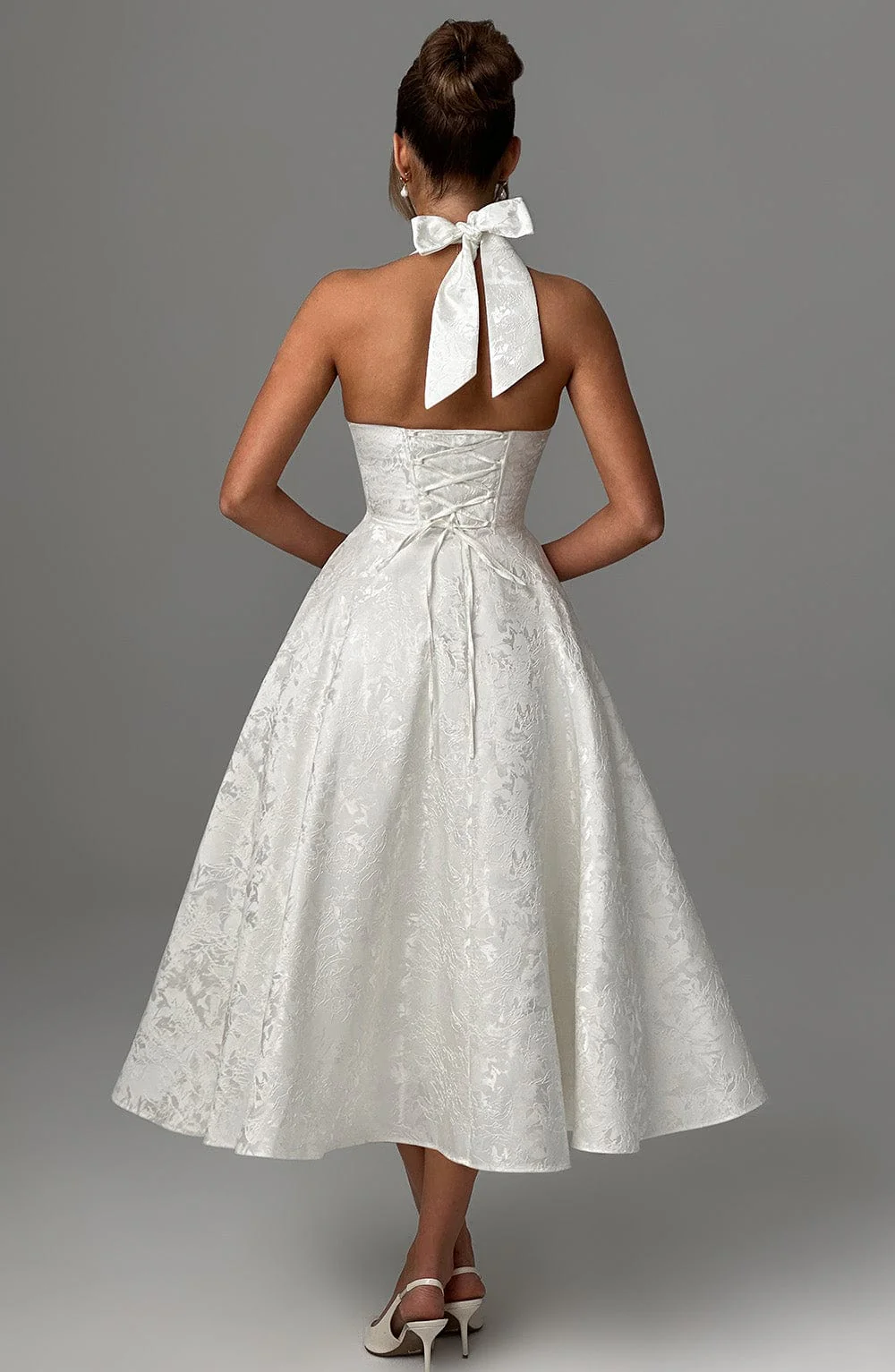 Ara | Midi Kleid mit Neckholder-Ausschnitt - Image 4