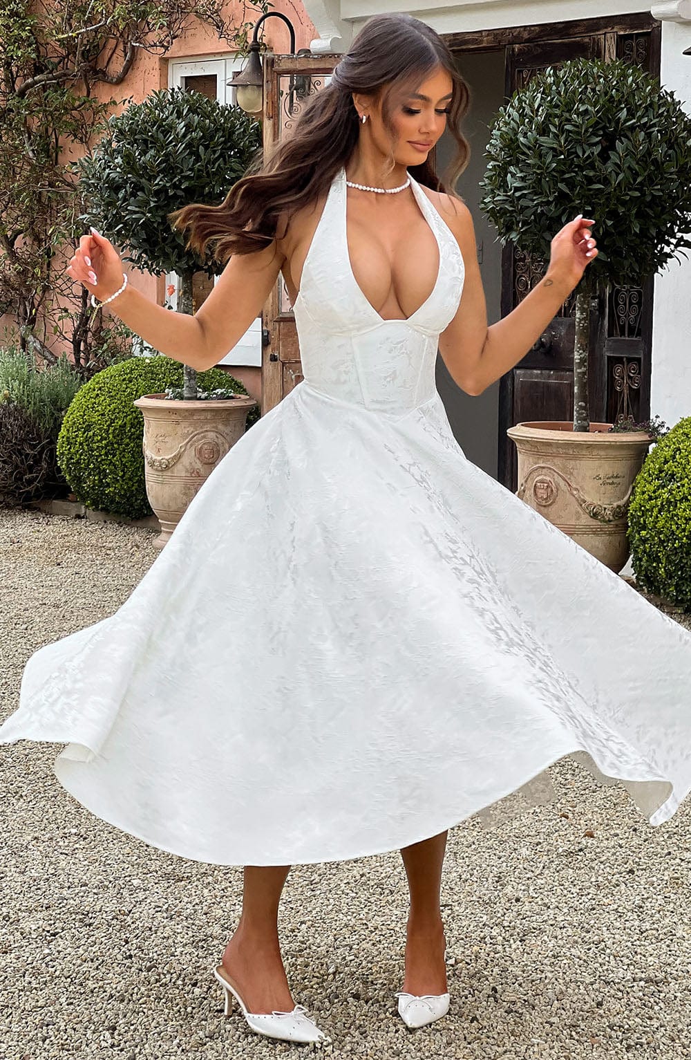 Ara | Midi Kleid mit Neckholder-Ausschnitt - Image 6