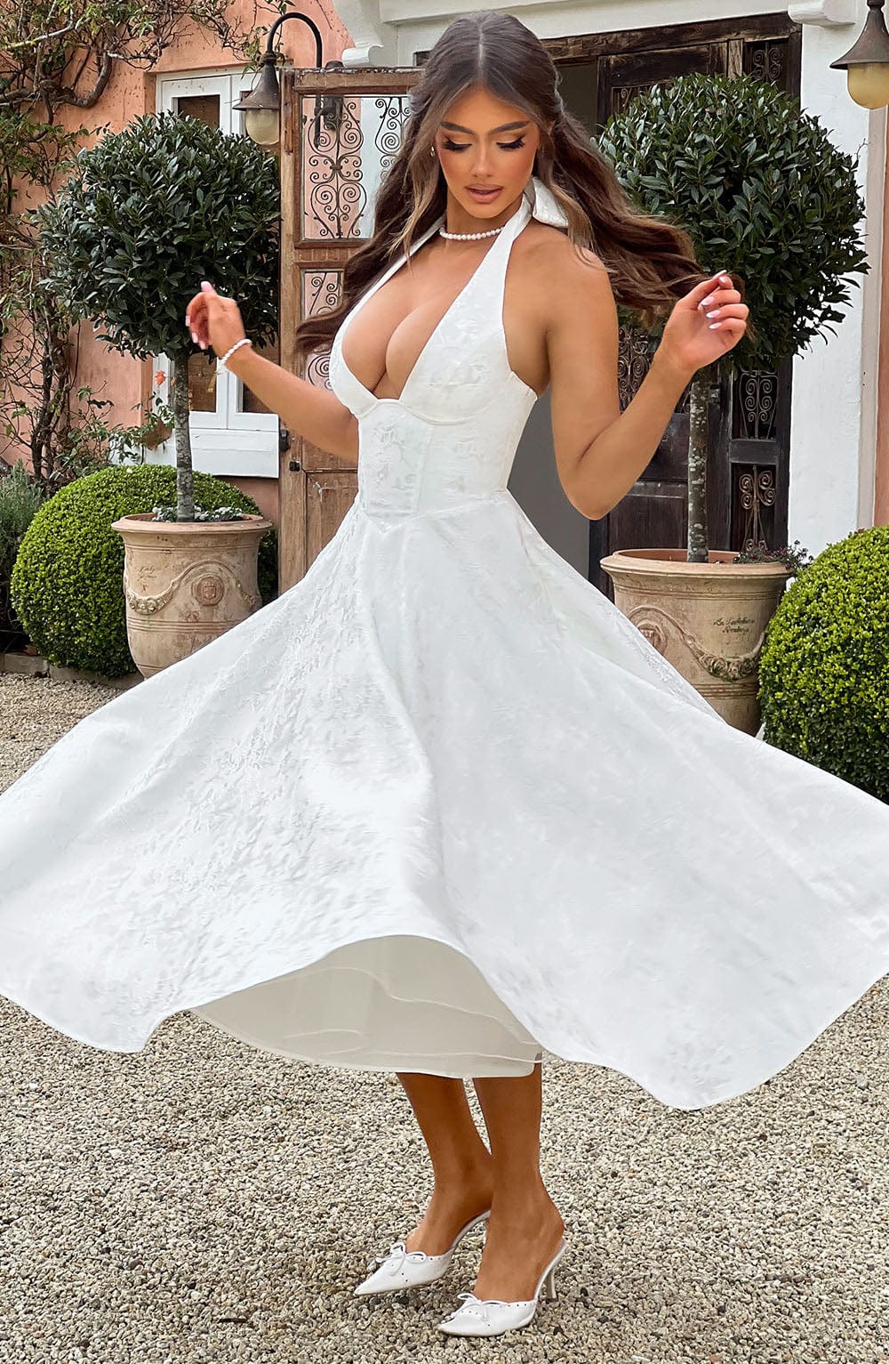 Ara | Midi Kleid mit Neckholder-Ausschnitt - Image 7