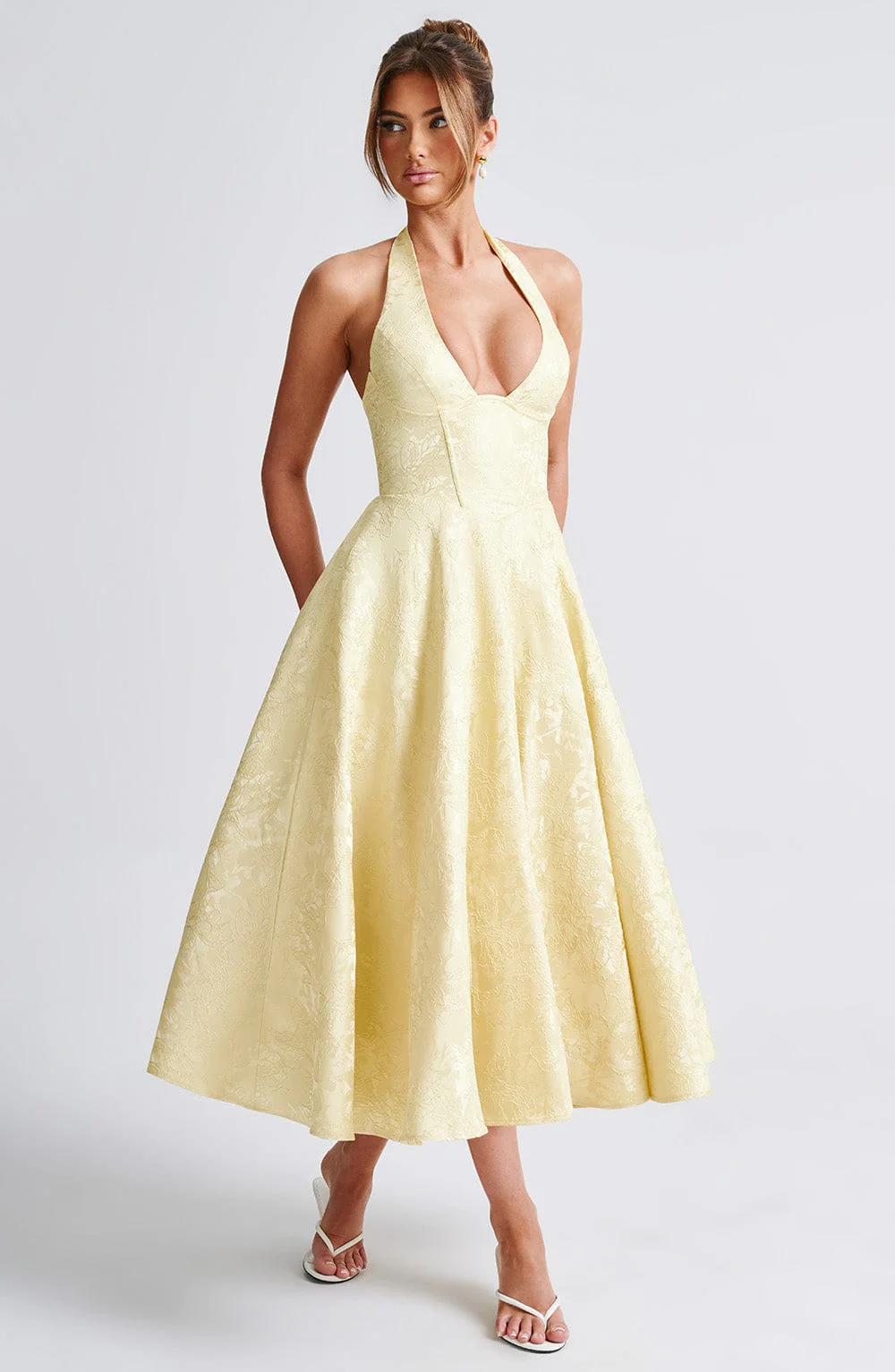 Ara | Midi Kleid mit Neckholder-Ausschnitt - Image 8