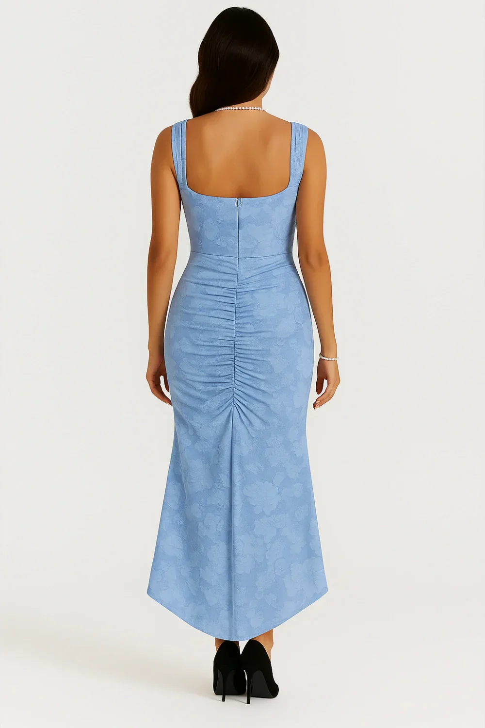 Annika | Damen Korsett Maxikleid Rüschen – Elegantes Korsett Maxi Kleid 2026 - Image 14