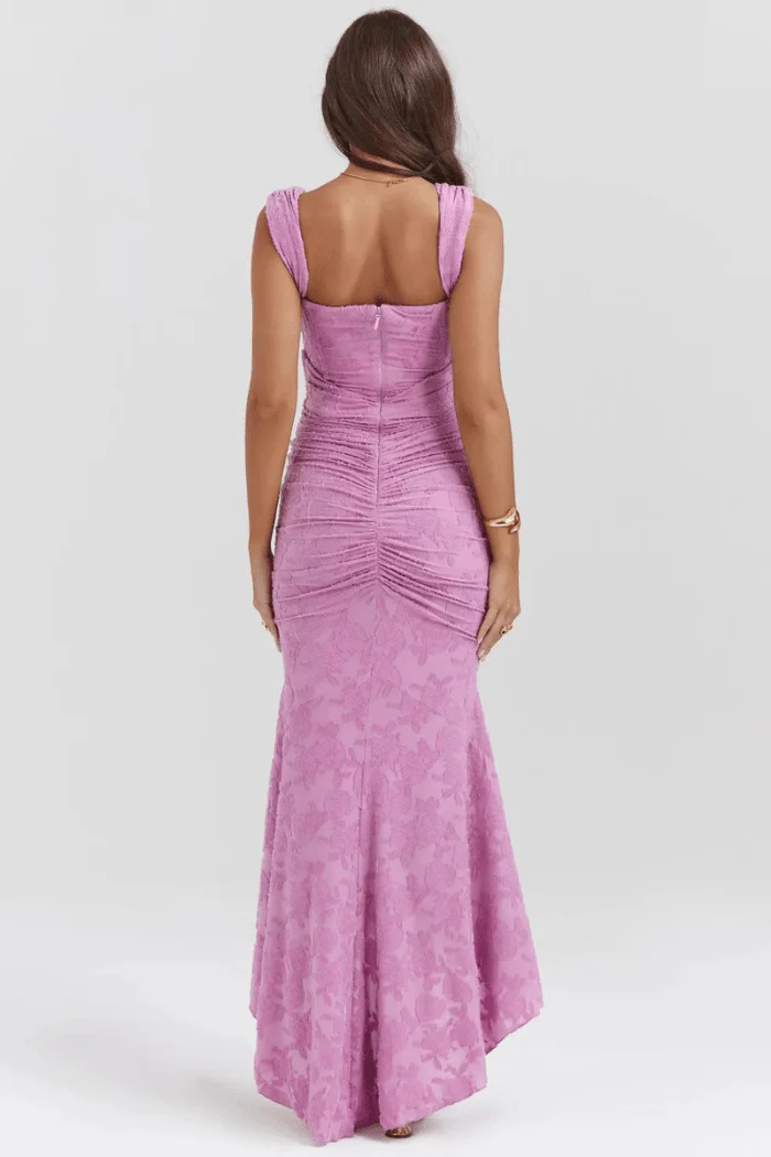 Annika | Damen Korsett Maxikleid Rüschen – Elegantes Korsett Maxi Kleid 2026 - Image 7