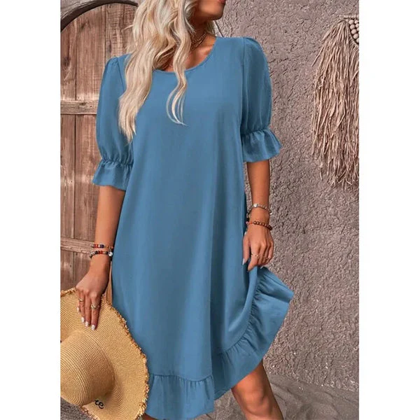 Arabella | Sommerkleid mit gerafften Ärmeln - Image 5