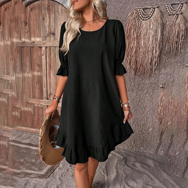 Arabella | Sommerkleid mit gerafften Ärmeln - Image 7