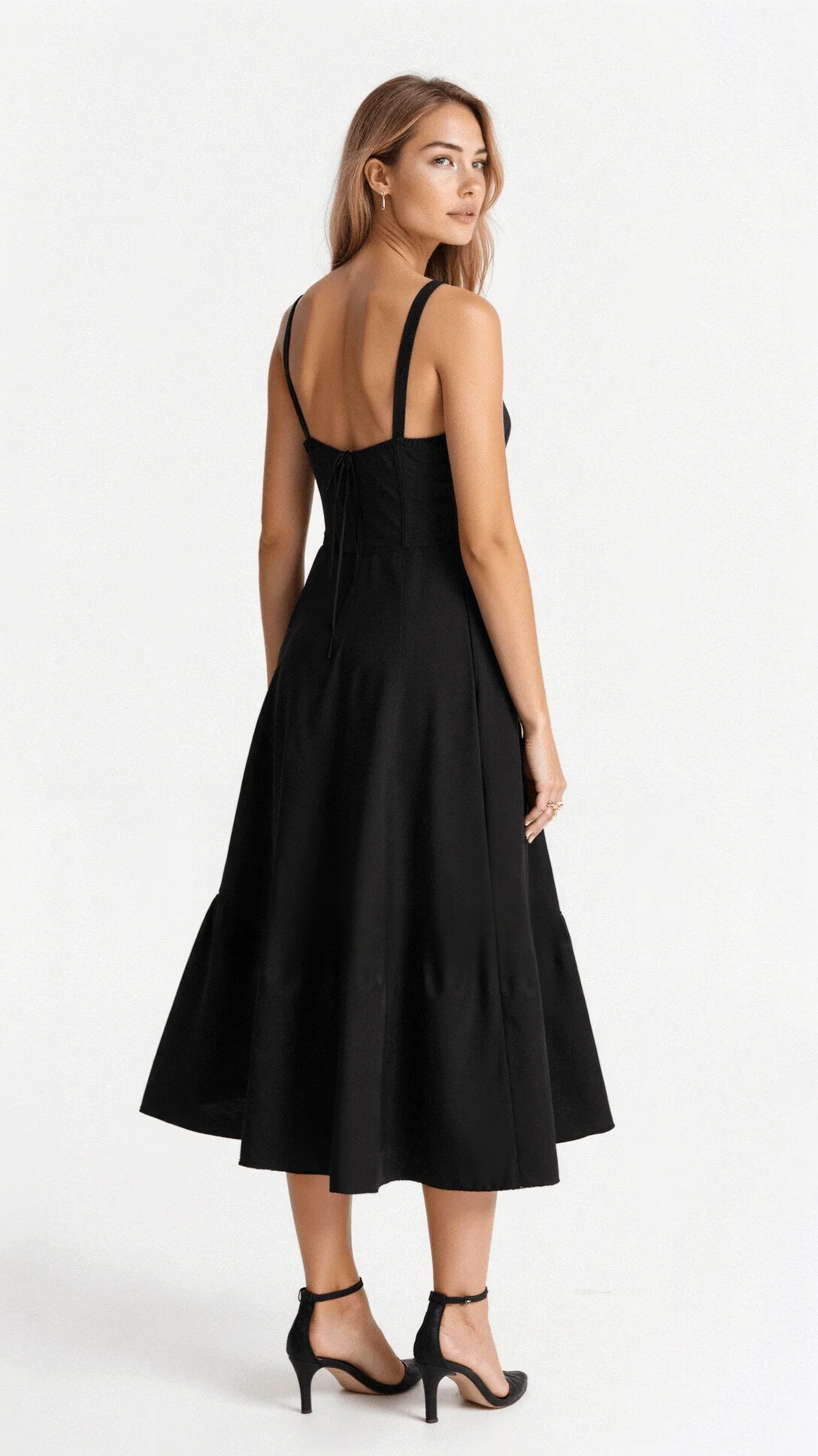 Arabella Tailliertes Damenkleid mit Schnürung und Herzausschnitt - Image 11