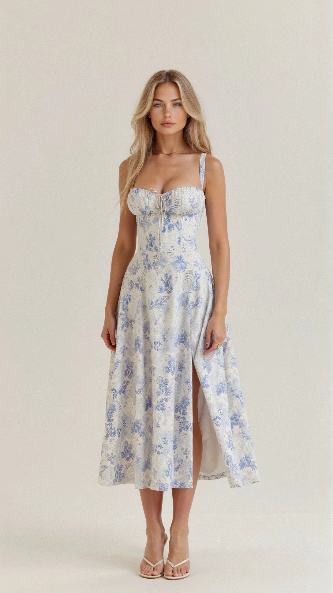 Arabella Tailliertes Damenkleid mit Schnürung und Herzausschnitt - Image 14