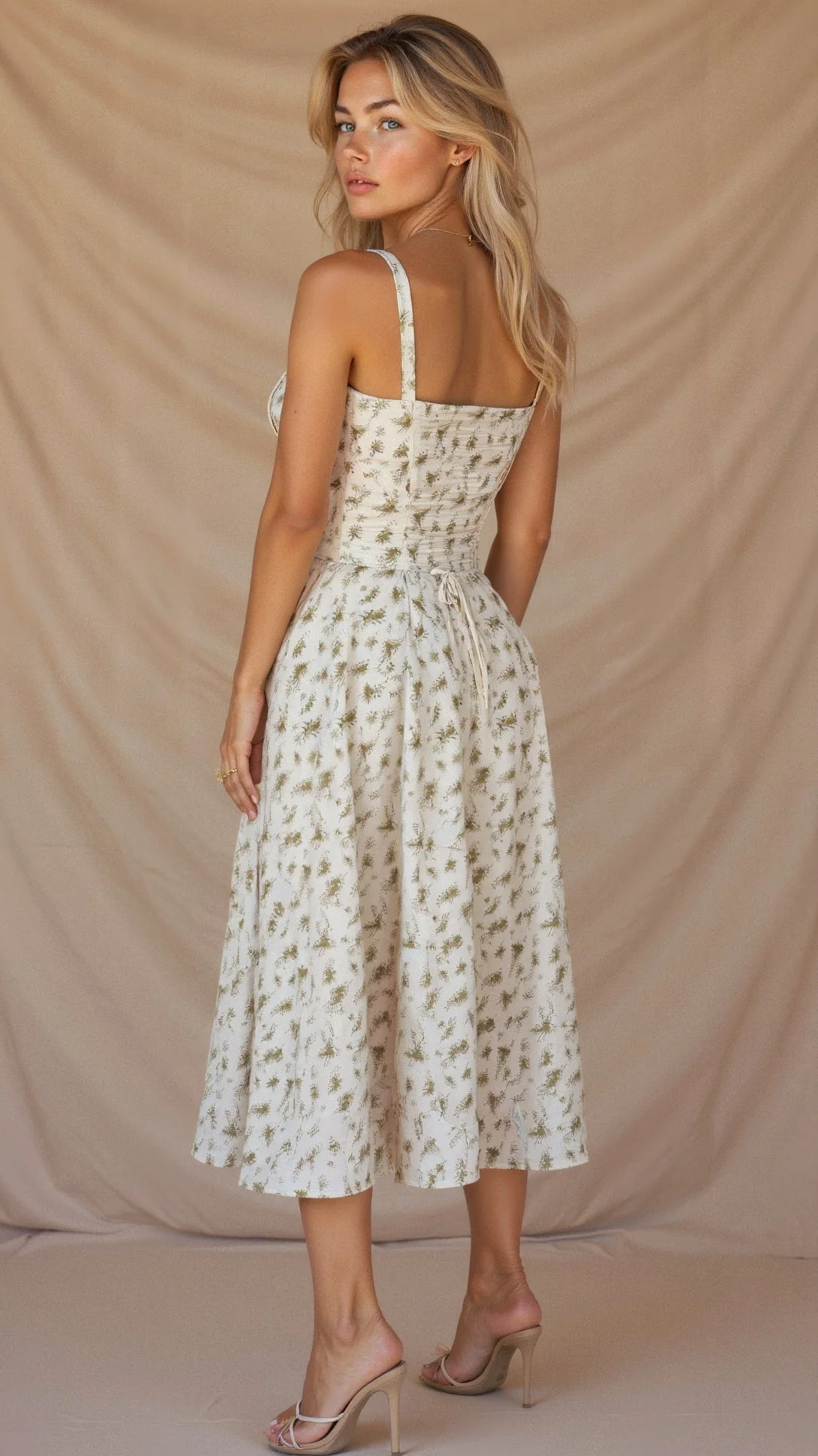 Arabella Tailliertes Damenkleid mit Schnürung und Herzausschnitt - Image 18