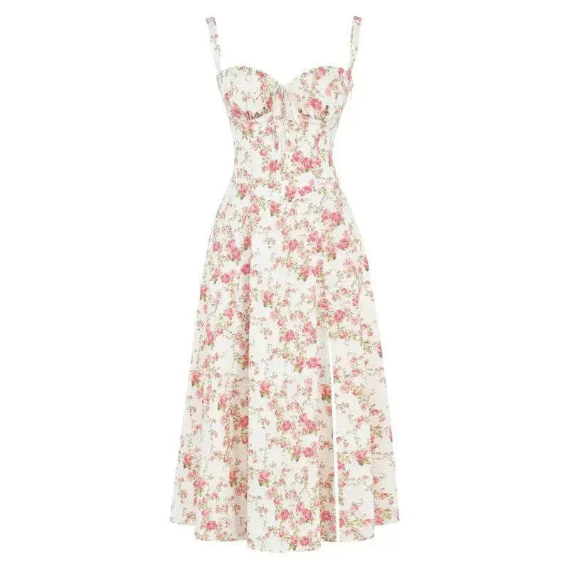 Arabella Tailliertes Damenkleid mit Schnürung und Herzausschnitt - Image 3