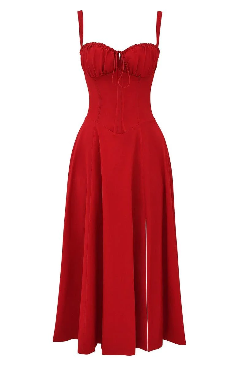 Arabella Tailliertes Damenkleid mit Schnürung und Herzausschnitt - Image 5