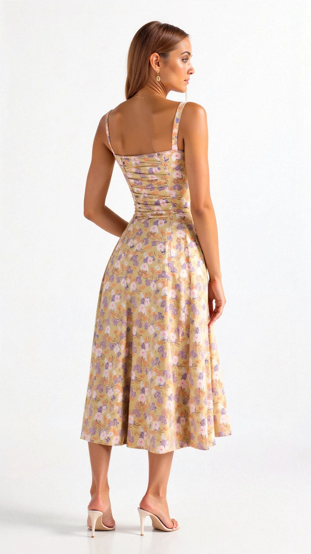 Arabella Tailliertes Damenkleid mit Schnürung und Herzausschnitt - Image 8