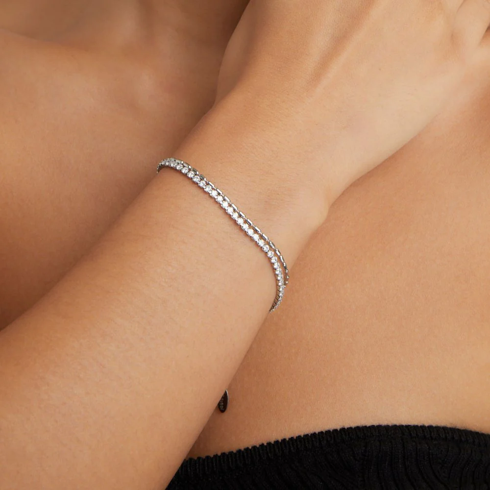 Arelia Kristall Silberarmband - Image 2