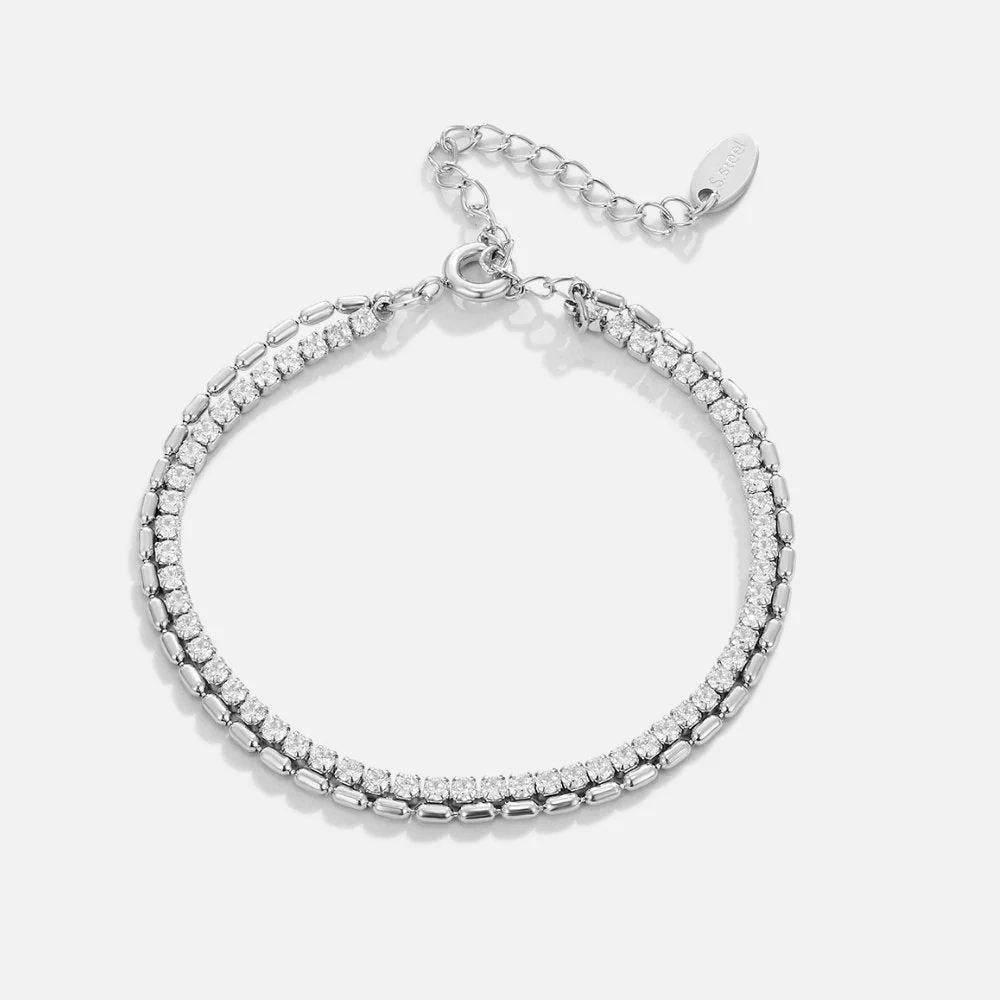 Arelia Kristall Silberarmband - Image 3