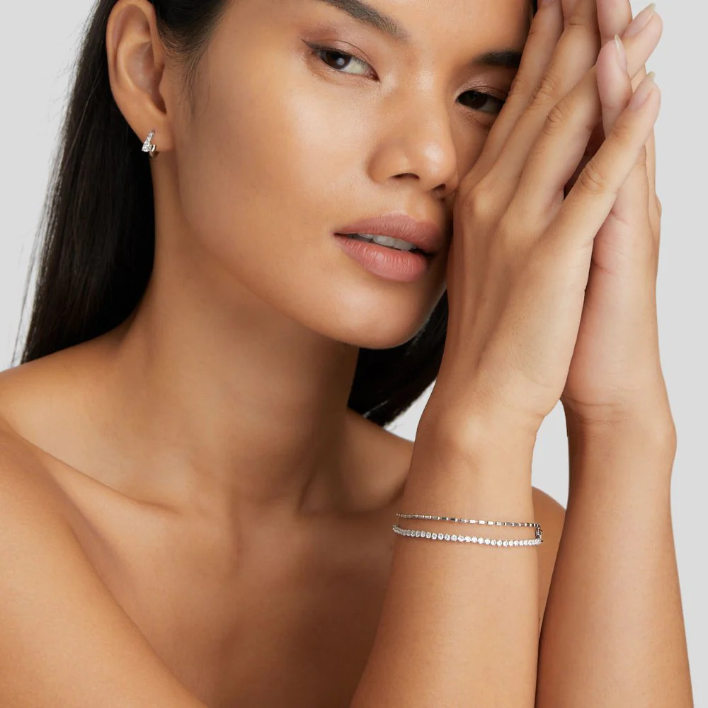 Arelia Kristall Silberarmband - Image 4