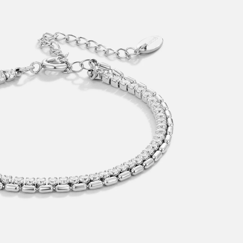 Arelia Kristall Silberarmband - Image 6