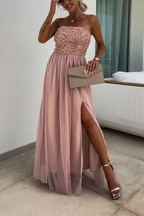 Ari - Modisches Maxikleid mit Schlitz - Image 3