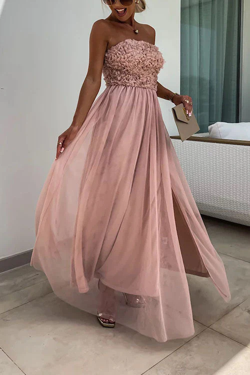 Ari - Modisches Maxikleid mit Schlitz - Image 7