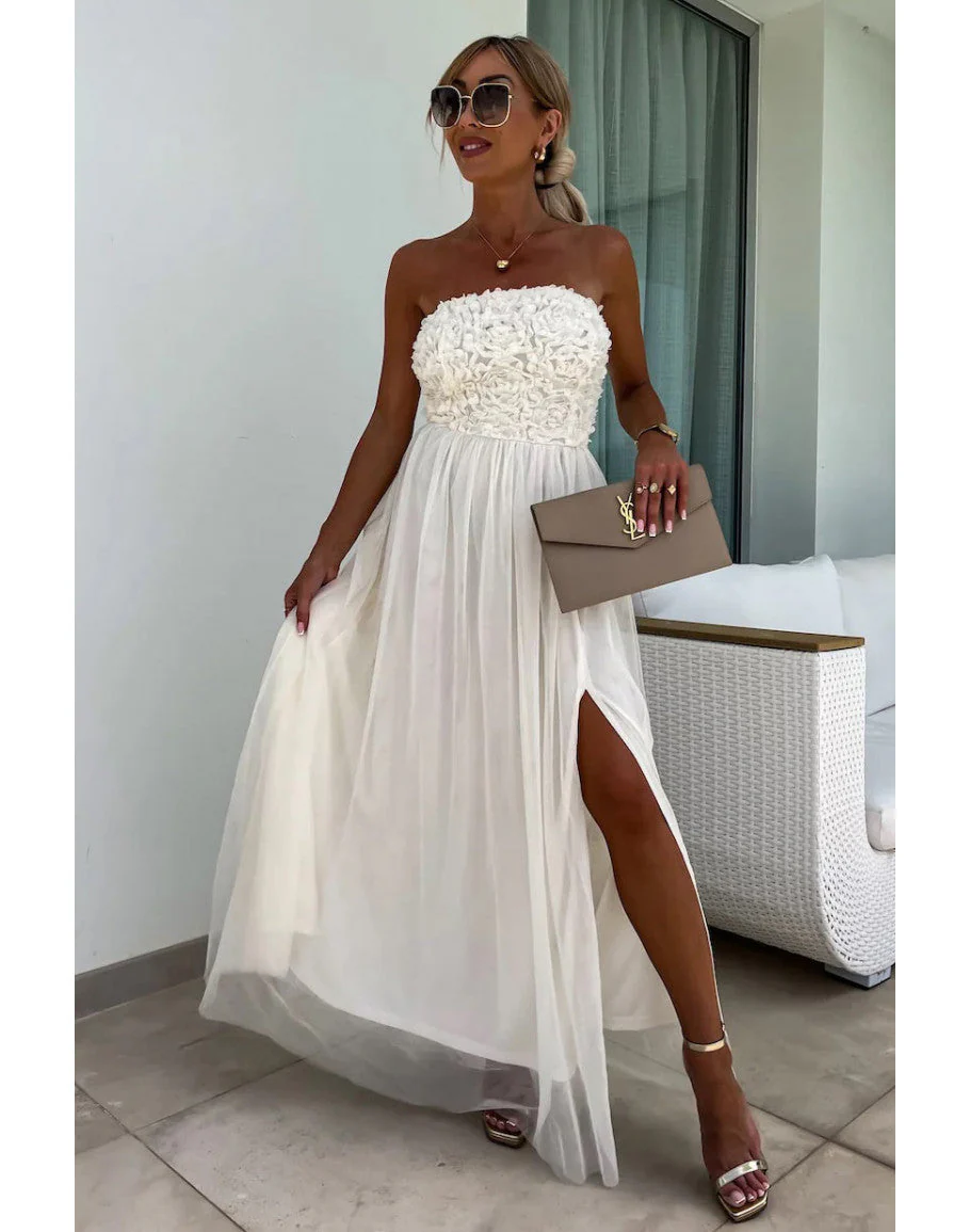Ari - Modisches Maxikleid mit Schlitz - Image 9