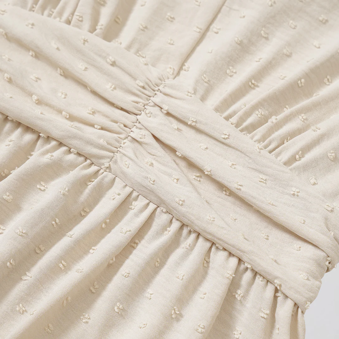 ARIA  | Mittellanges Kleid mit V-Ausschnitt - Image 4