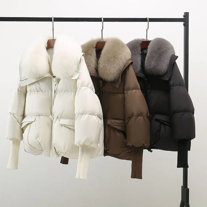 Ariana – Damen Steppjacke Mit Großem Kragen - Image 2