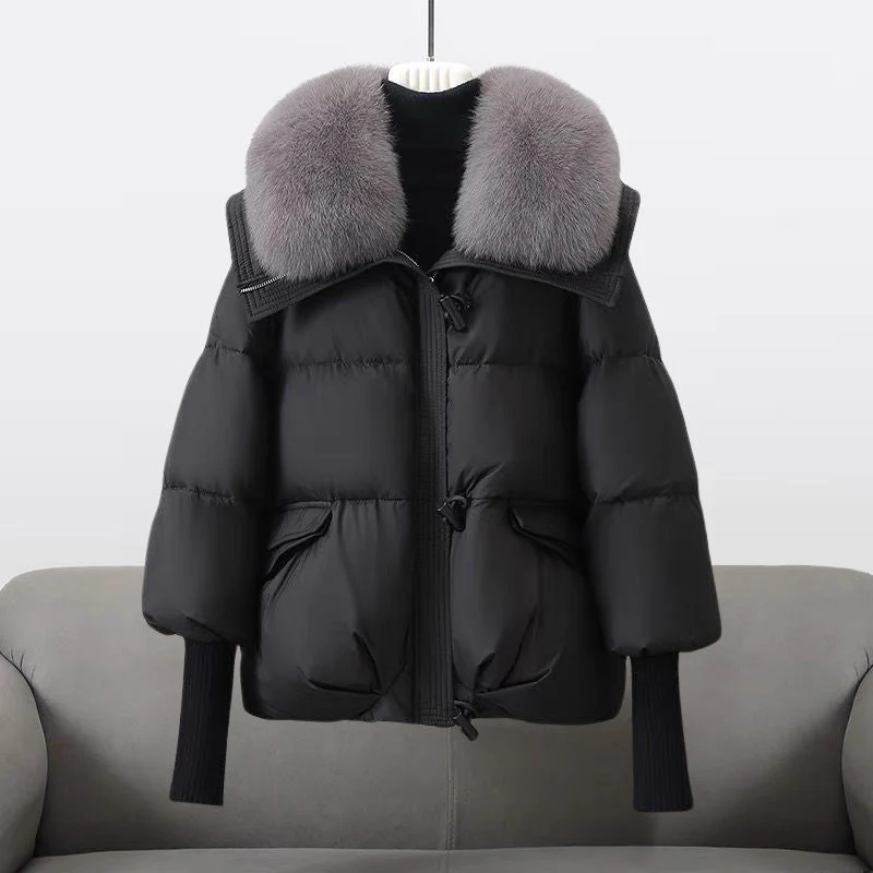 Ariana – Damen Steppjacke Mit Großem Kragen - Image 3