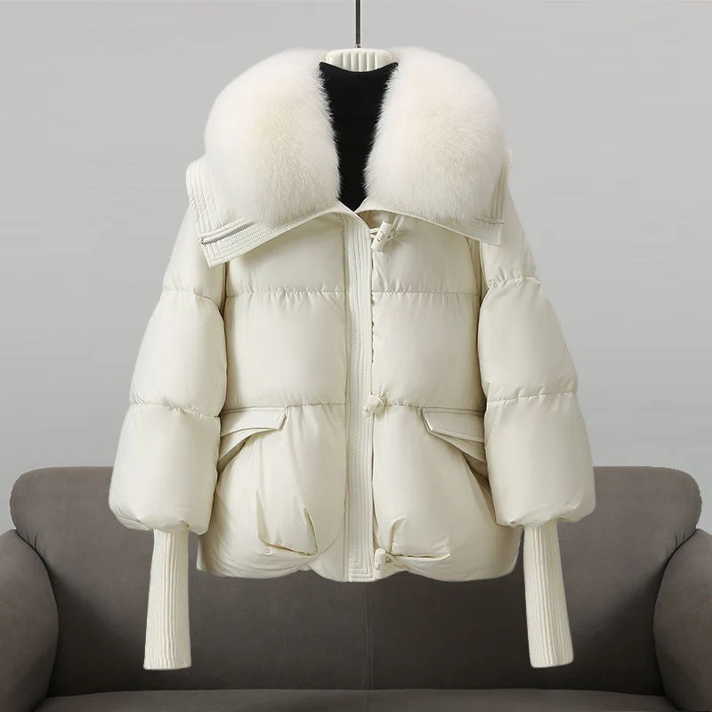 Ariana – Damen Steppjacke Mit Großem Kragen - Image 4