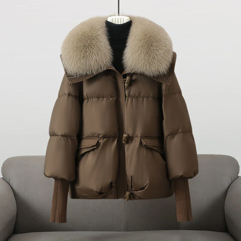 Ariana – Damen Steppjacke Mit Großem Kragen - Image 5